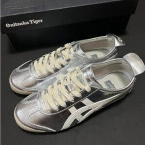 Onitsuka Tiger Mexico 66 Silver Off White